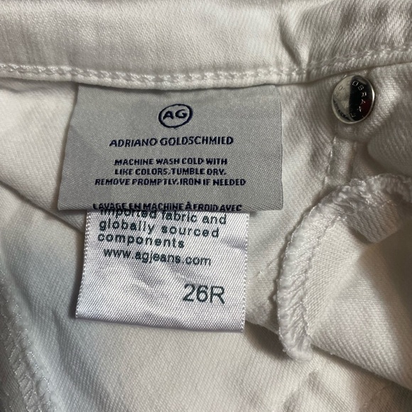 Ag Adriano Goldschmied White Skinny Jeans excellent condition like new - Picture 13 of 13
